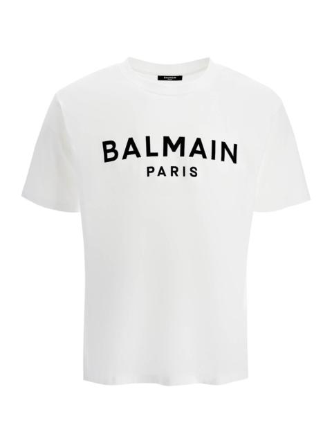 Balmain T Shirt With Logo Print