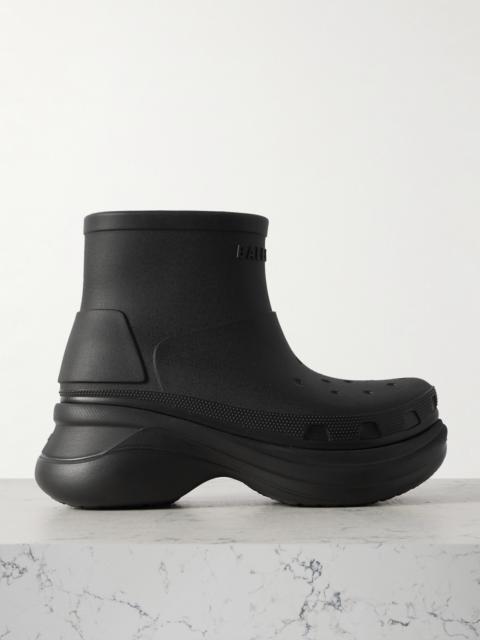 BALENCIAGA + Crocs Eva Rubber Platform Ankle Boots