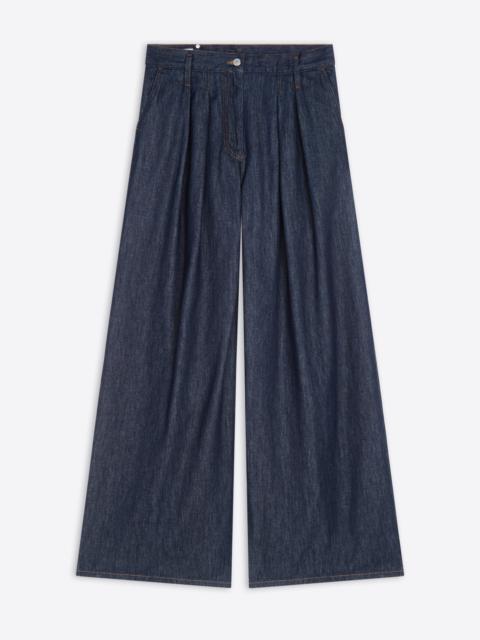 Dries Van Noten WIDE PLEATED JEANS