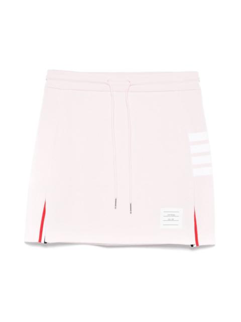 Thom Browne 4Bar cotton mini skirt