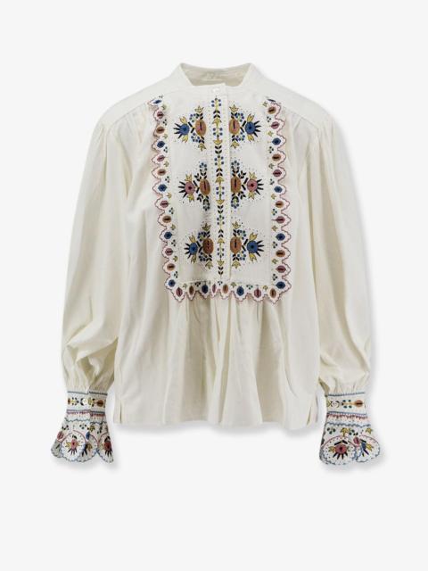 Isabel Marant Étoile Marant Etoile Women Monique Viscose Blend Shirt With Embroidery