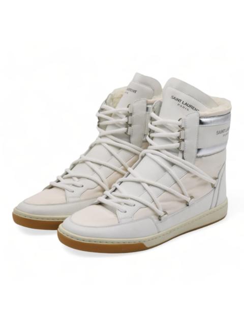 SAINT LAURENT California Ski High Top Sneaker Snow Boot Faux Fur