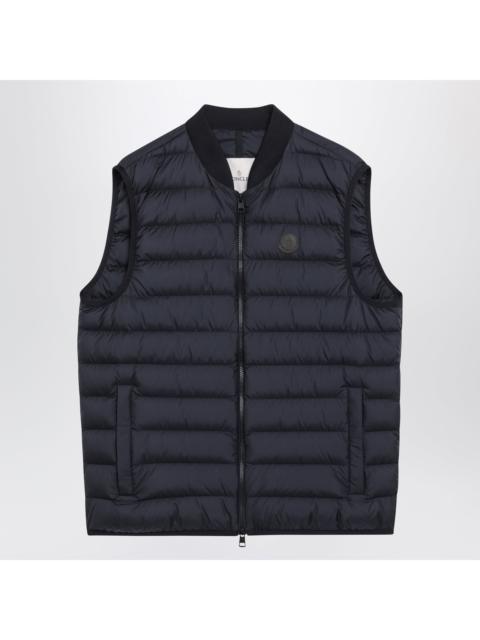Moncler Moncler Blue Quilted Froissel Waistcoat Men