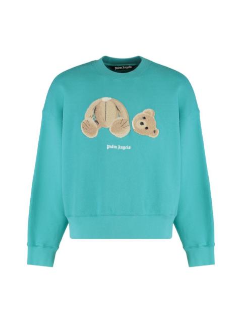 Palm Angels Palm Angels Crew Neck Sweatshirt In Cotton