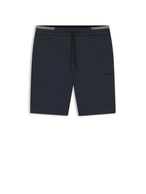 BOSS SHORTS WITH STRIPE DETAILS