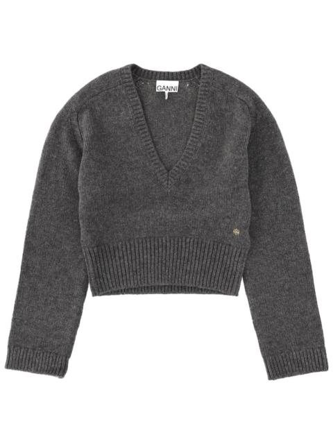 GANNI Ganni Women V-Neck Sweater