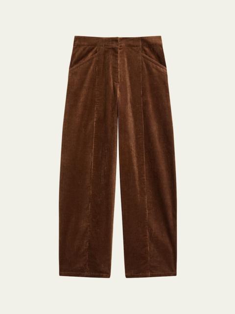 Theory Front-Seam Micro Corduroy Pants