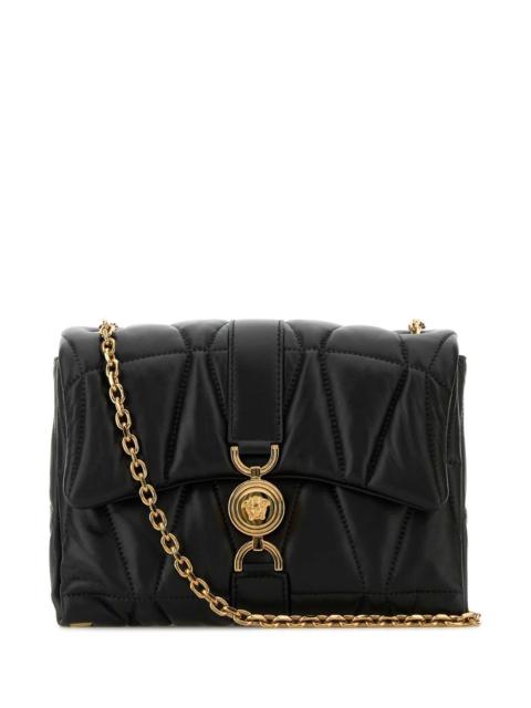 VERSACE Versace Women Black Nappa Leather Kleio Shoulder Bag