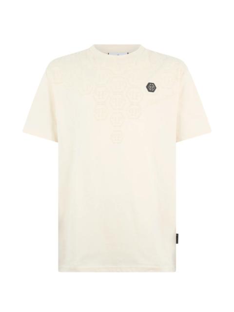 PHILIPP PLEIN Philipp Plein Round-neck Monogram T-shirt