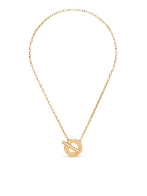 CELINE Celine Women Brass Disc Necklace With Gold Finish