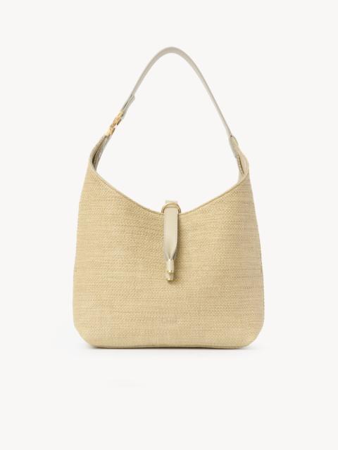 Chloé SMALL MARCIE HOBO BAG IN RAFFIA-EFFECT FIBERS