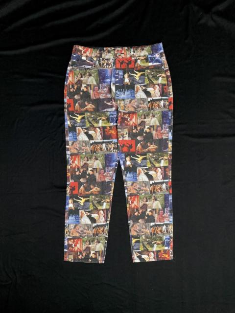 Hype - Rare Karate Kid All Over Print Kung Fu Denim Jeans Bruce Lee