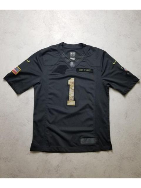 Nike Cam Newton #1 Carolina Panthers Salute to Service Jersey