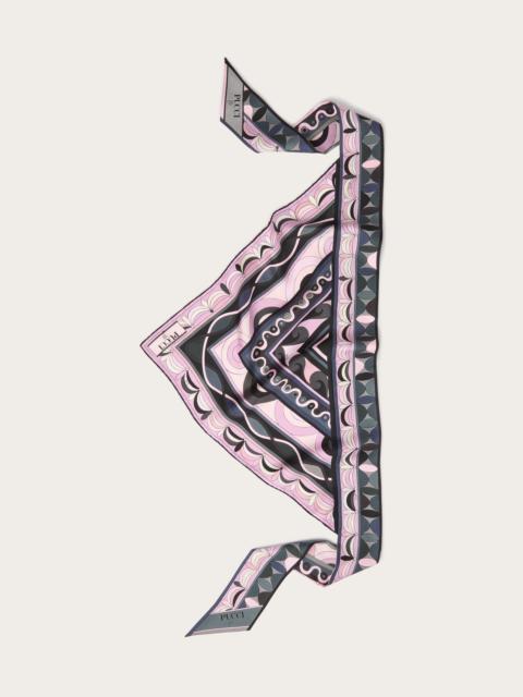 PUCCI MIXED PRINTS SILK TWILL SCARF