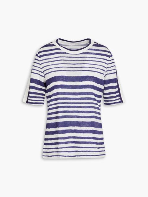 Zimmermann Striped linen-jersey T-shirt