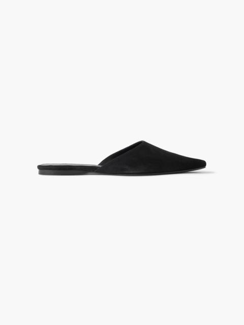TOVE Pheby point-toe suede mules