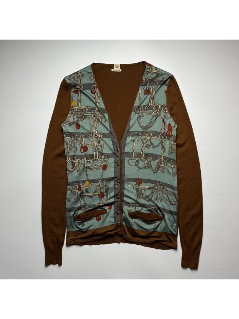 Hermès Hermès by Maison Margiela Chain Iron Button Cardigan