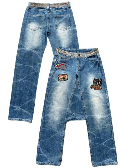 Other Designers Japanese Brand - Japanese Distressed Patchwork Patches Denim Jeans 31x31