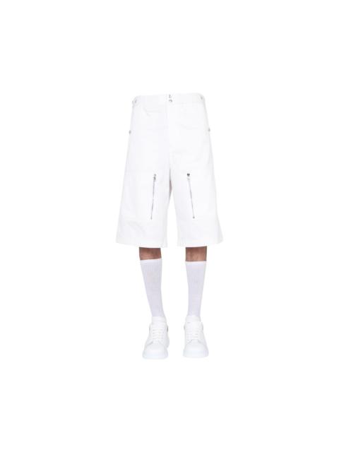 Alexander McQueen Japanese Gabardine Shorts