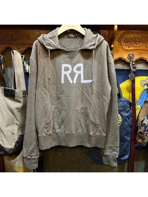 RRL by Ralph Lauren RRL Ralph Lauren Double RL Gray Fleece Pullover Hoodie