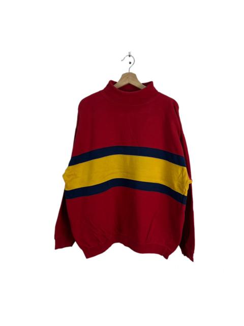 Other Designers Vintage - VINTAGE GAP STRIPED SWEATSHIRT RARE DESIGN WEAR COLOUR