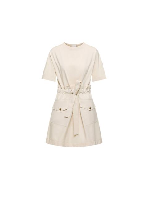 Moncler MONCLER $1090 White Ivory Mini Dress New (Women's size:6;)