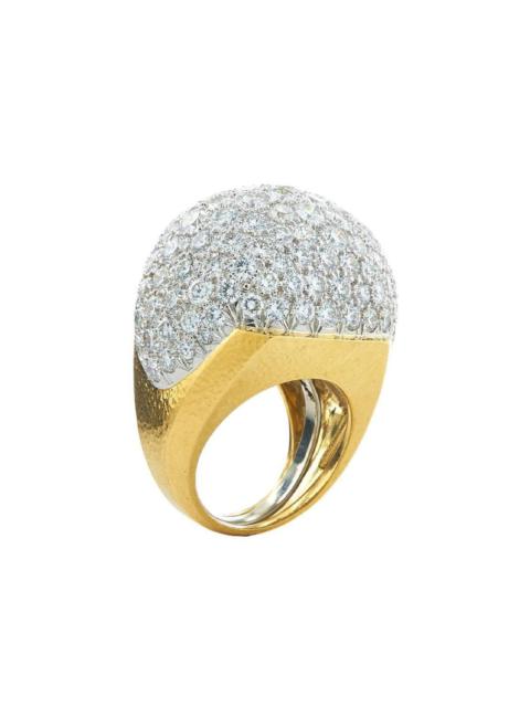 DAVID WEBB Diamond Dome Ring