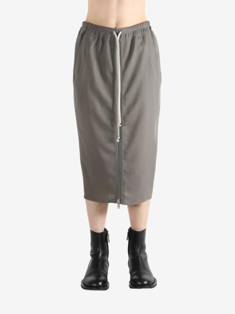 Rick Owens RICK OWENS - Women Gonna Zipped Short Pillar Skirt