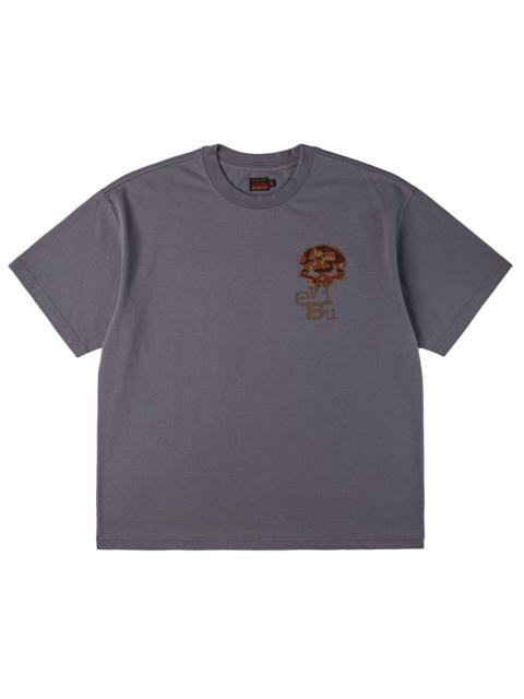 EVISU Skull Ishigaki Camouflage Applique T-shirt