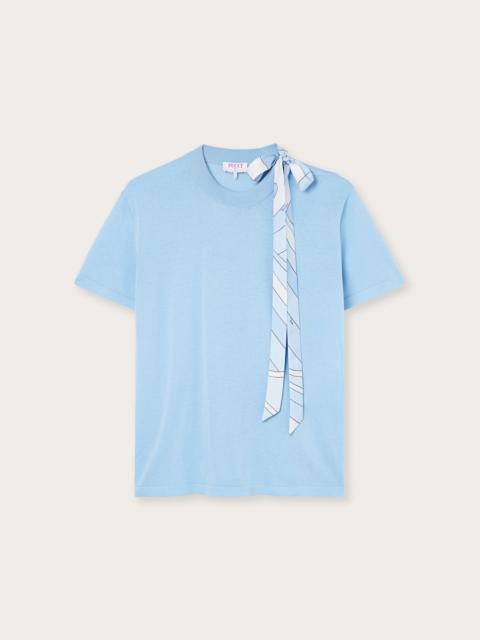 PUCCI SILK DETAIL T-SHIRT