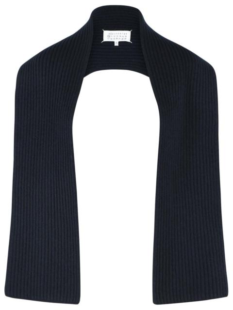 Maison Margiela Maison Margiela Blue Virgin Wool Scarf Men