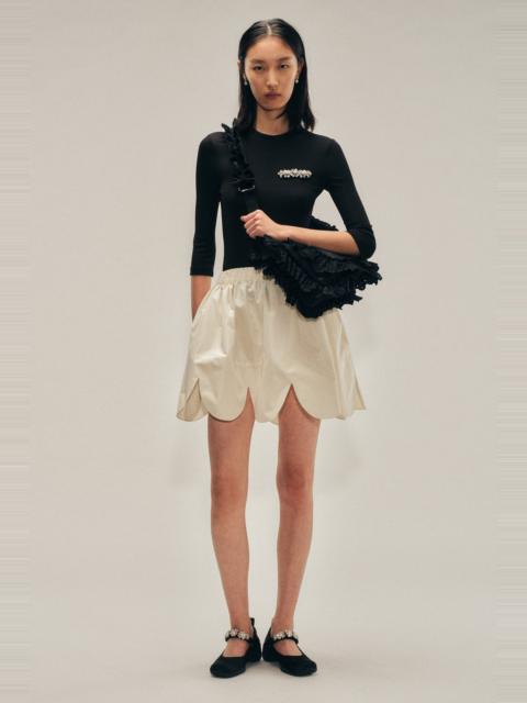 Simone Rocha Petal Hem Mini Skirt