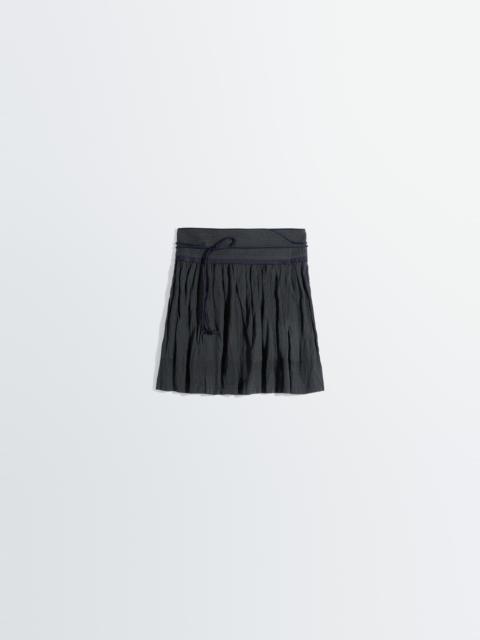 Lemaire CRINKLED WRAP SKIRT IN CRINKLED COTTON METAL