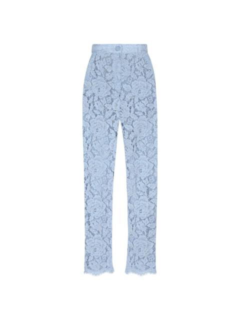 Dolce & Gabbana Cordonetto Lace Trousers