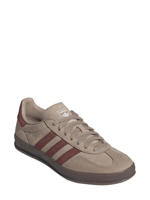 adidas adidas Gazelle Indoor Sneaker in Trace Khaki/Fox Brown/White at Nordstrom