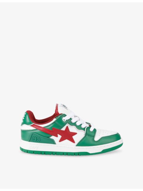 A BATHING APE® BAPE SK8 STA #1 M2 Leather Trainers