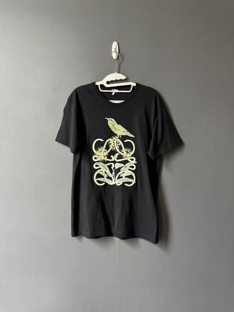 Loewe Loewe embroidered short-sleeved shirt (with bird motif)