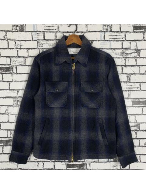 Other Designers Other - Great Fullnelson Wool Chekerboard Jacket Chore