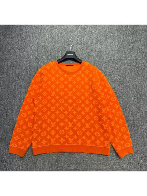 Louis Vuitton LV Orange Monogram Sweatshirt L