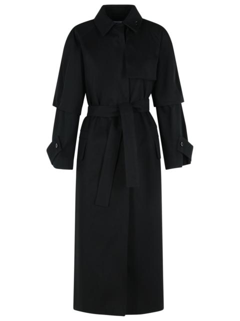Max Mara Max Mara 'Agamia' Black Cotton Raincoat Women