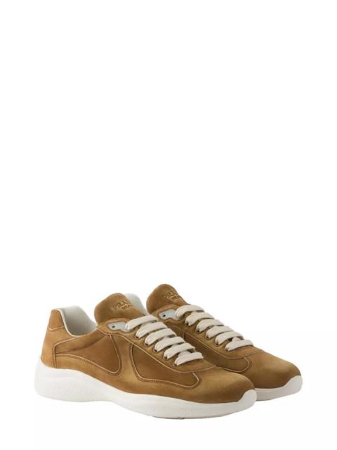 Prada Men's America's Cup Suede Sneakers