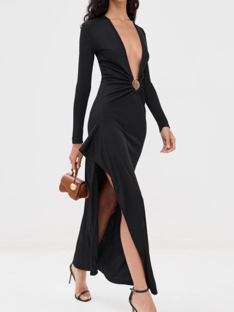 CHRISTOPHER ESBER Mineral Stone Cascade Dress