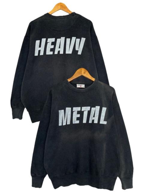 Other Designers Vintage Y2K Heavy Metal Sunfaded Distressed Sweatshirt