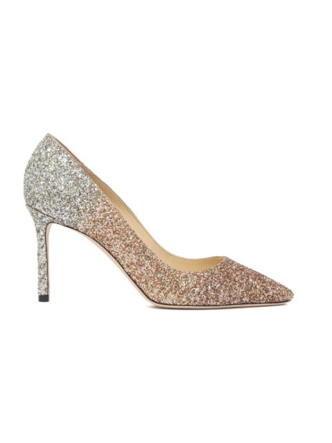 GLITTER ROMY PUMPS WITH HEEL