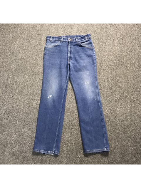 Other Designers Vintage - Vintage Painted Levi’s Orange Tab Denim Jeans