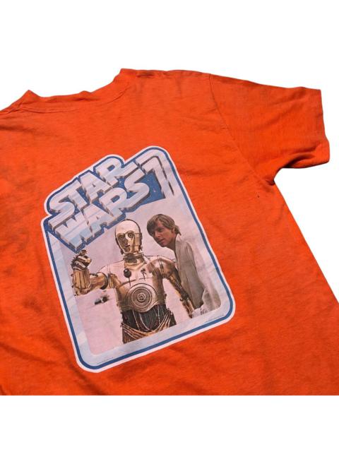 Vintage - Vtg 70s Star Wars Iron On Luke Skywalker C3P0 Tshirt