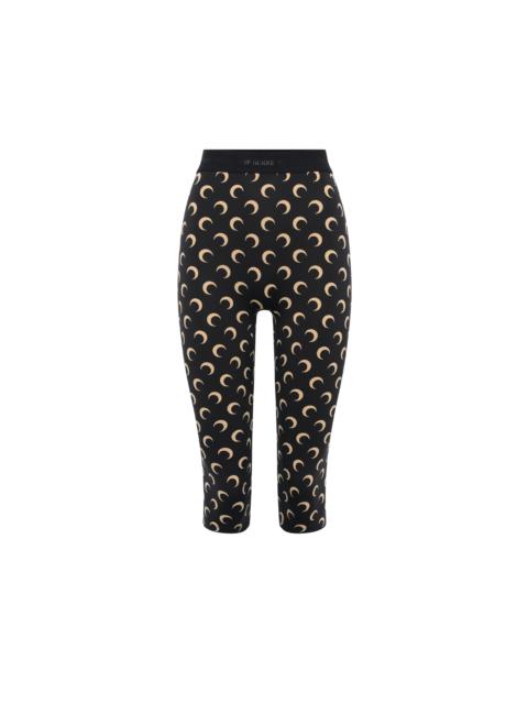 Marine Serre Moon Printed Jersey Capri Pants