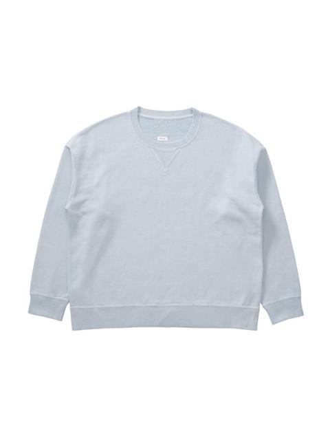 visvim JUMBO SB SWEAT L/S DMGD LT.BLUE
