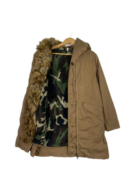 Other Designers Deluxeware - EENI MEENI FUR LONG COAT JACKET
