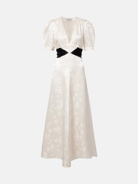 GABRIELA HEARST Larkin floral silk midi dress